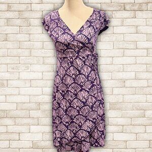 Fresh Produce Wrap Dress - Purple Size XS